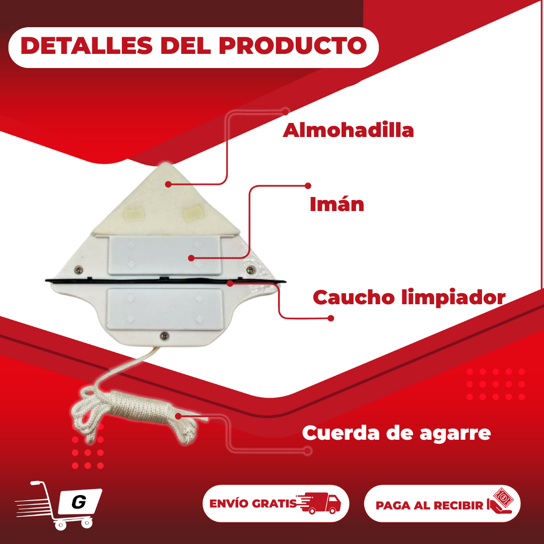 Limpia Vidrios Doble